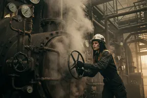        عمال تشغيل المراجل البخارية والغلايات  